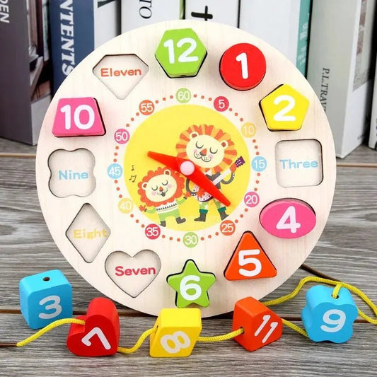 Wooden Lion Clock Puzzle – Educational Learning Toy for Kids - The Bargains BasementWooden Lion Clock Puzzle – Educational Learning Toy for Kids