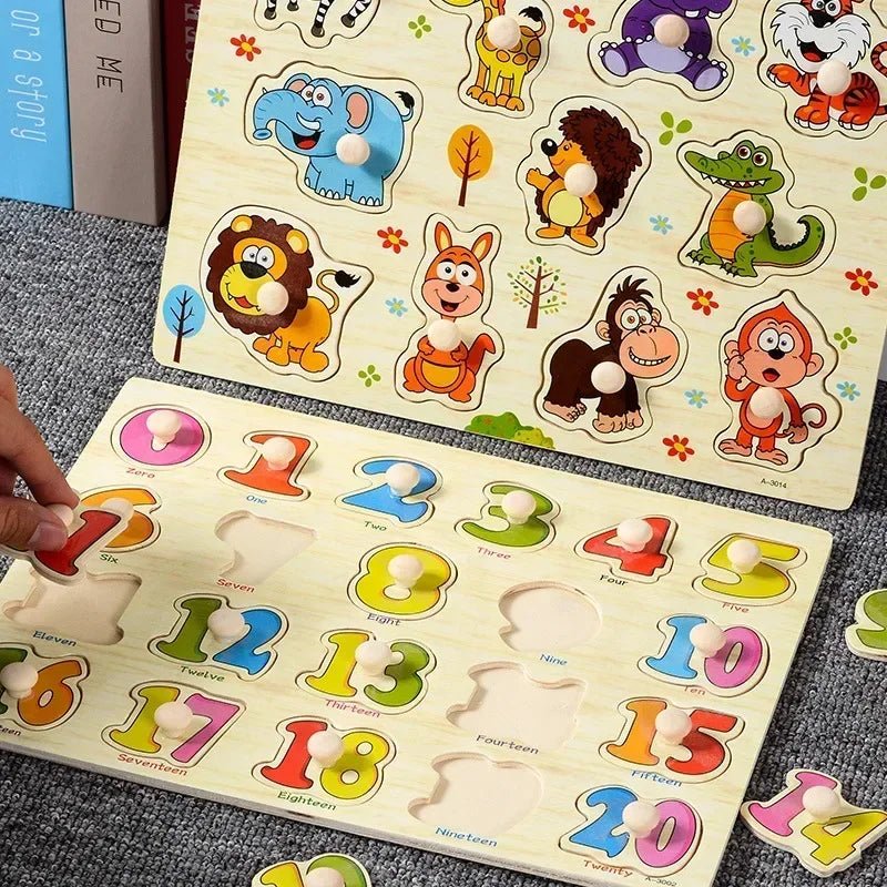 Wooden Puzzle – Educational Toy for Kids - The Bargains BasementWooden Puzzle – Educational Toy for Kids