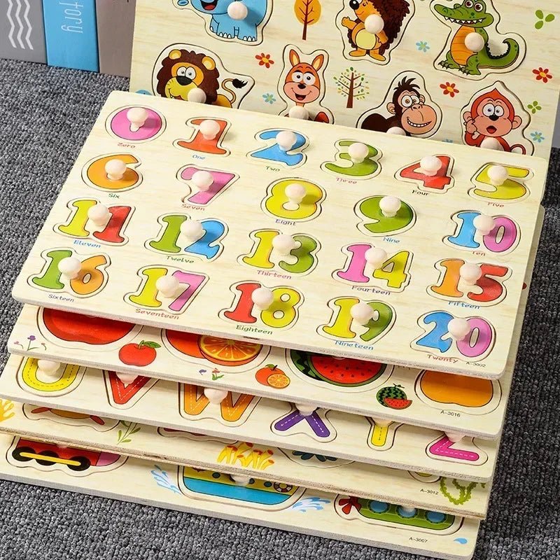 Wooden Puzzle – Educational Toy for Kids - The Bargains BasementWooden Puzzle – Educational Toy for Kids