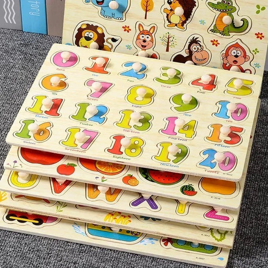 Wooden Puzzle – Educational Toy for Kids - The Bargains BasementWooden Puzzle – Educational Toy for Kids