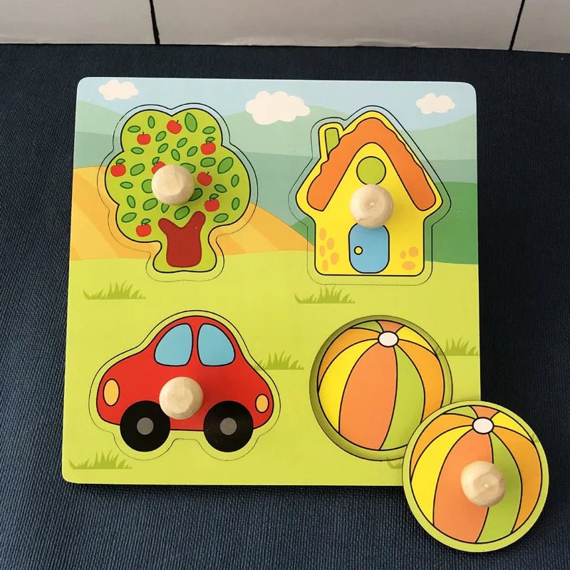 Wooden Puzzle – Educational Toy for Toddlers - The Bargains BasementWooden Puzzle – Educational Toy for Toddlers