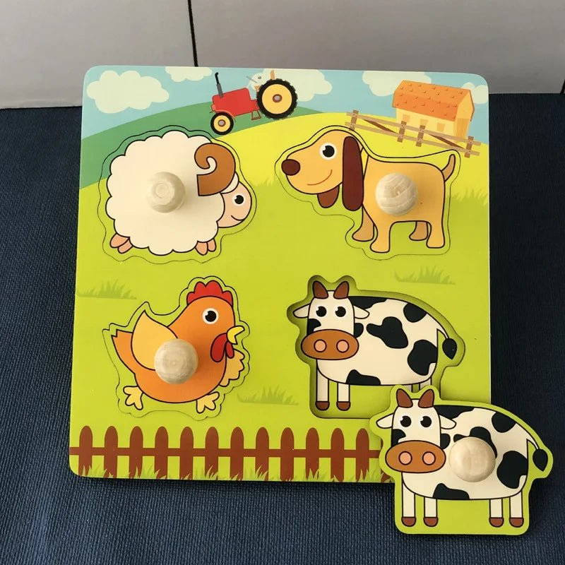 Wooden Puzzle – Educational Toy for Toddlers - The Bargains BasementWooden Puzzle – Educational Toy for Toddlers