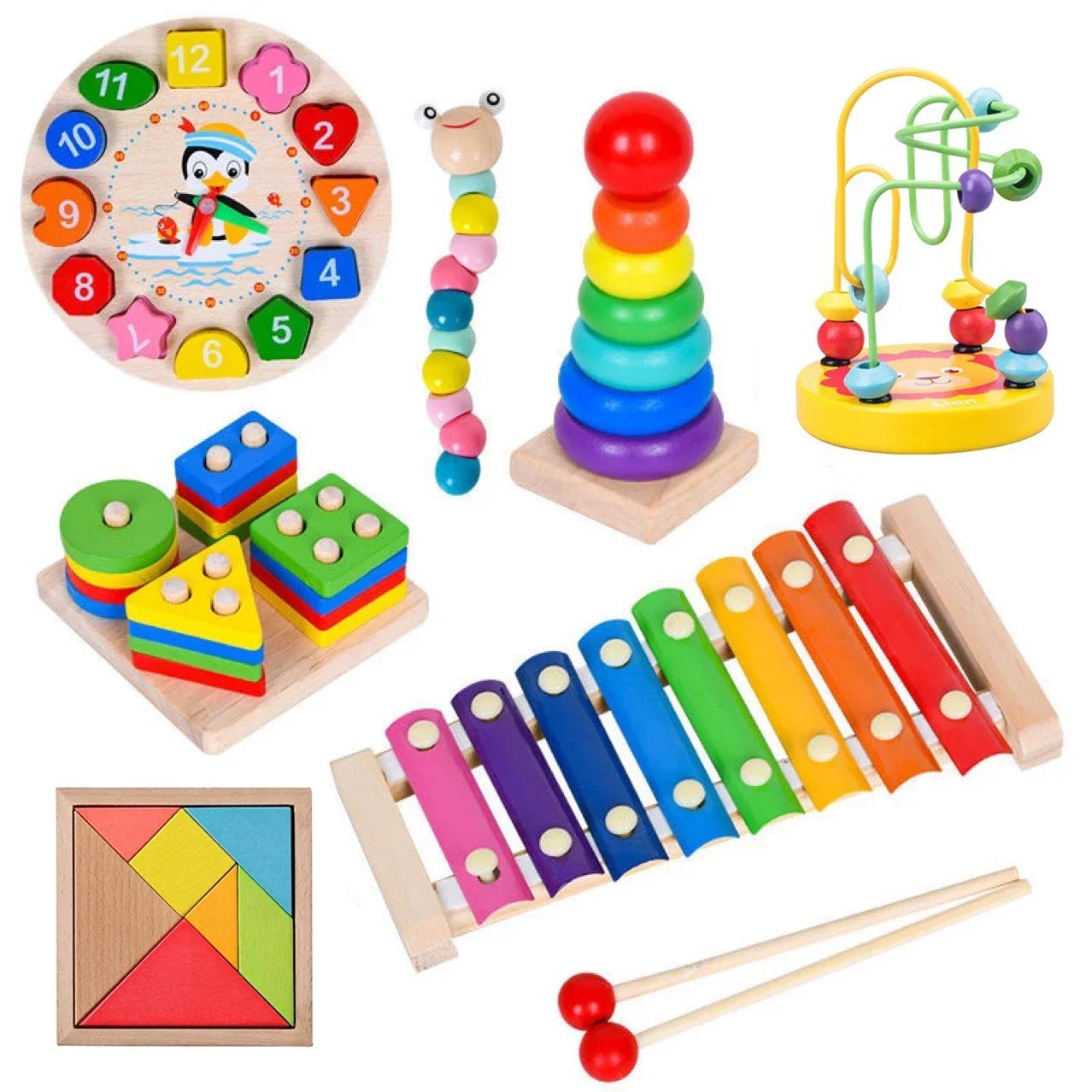 Wooden Puzzle Toys – Educational Learning Toy for Toddlers - The Bargains BasementWooden Puzzle Toys – Educational Learning Toy for Toddlers