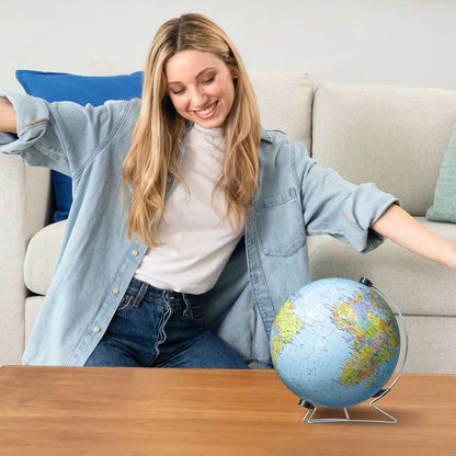 World Globe with Stand 550 Piece 3D Jigsaw Puzzle Ravensburger - The Bargains BasementWorld Globe with Stand 550 Piece 3D Jigsaw Puzzle Ravensburger