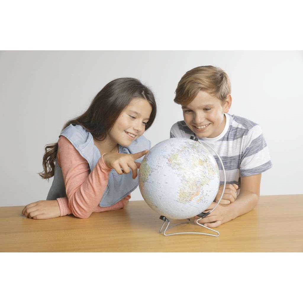 World Globe with Stand 550 Piece 3D Jigsaw Puzzle Ravensburger - The Bargains BasementWorld Globe with Stand 550 Piece 3D Jigsaw Puzzle Ravensburger